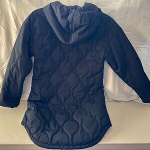 mondetta youth quilted jacket, black, M 10/12 - like new